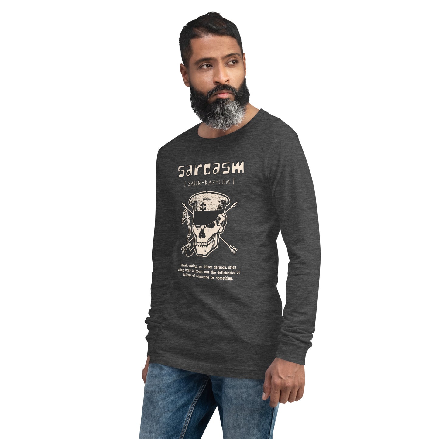 Sarcasm Definition Unisex Long Sleeve Shirt