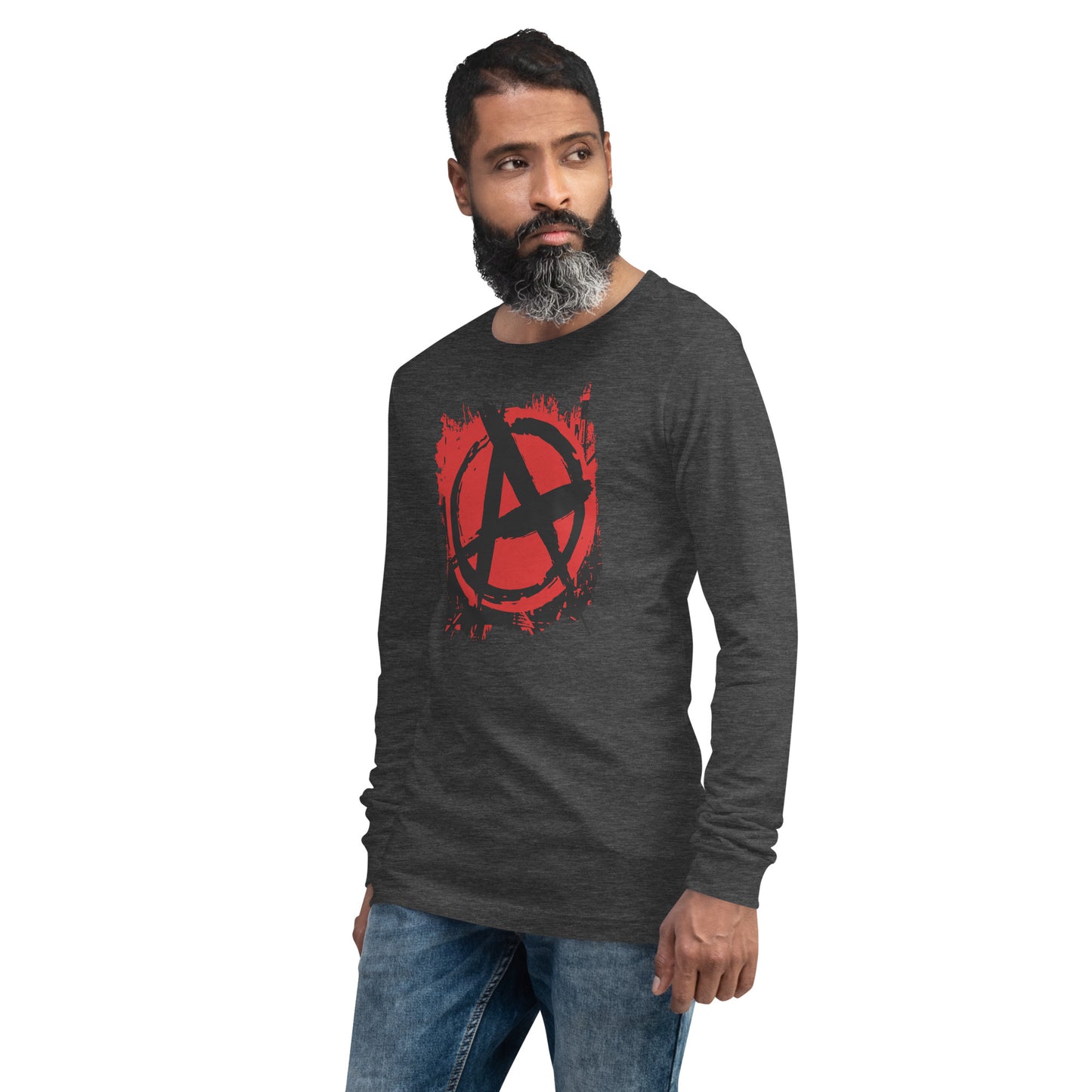 Anarchy Graffiti Unisex Long Sleeve Shirt