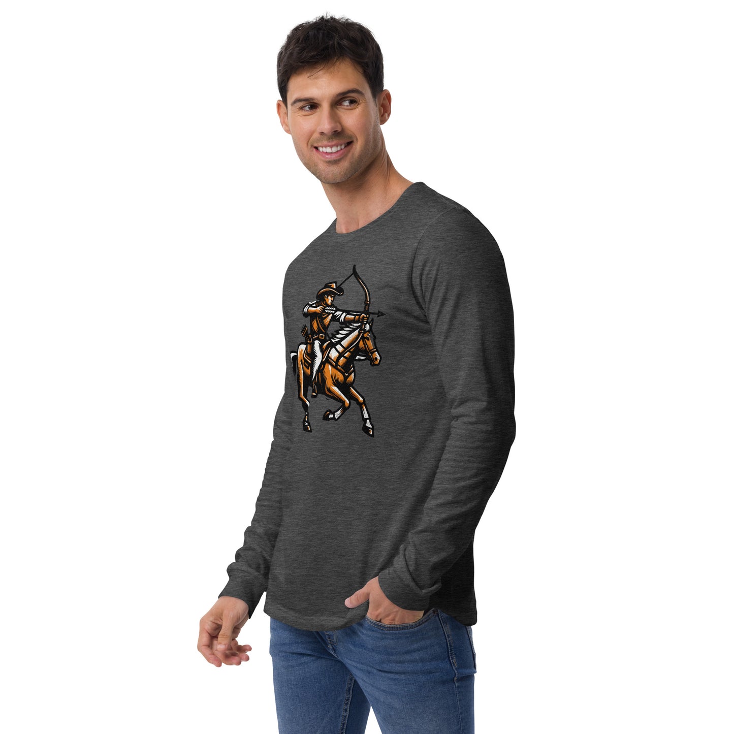 Cowboy Archer Unisex Long Sleeve Shirt