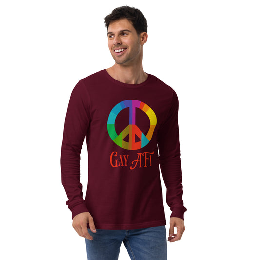 Gay AF! Unisex Long Sleeve Shirt