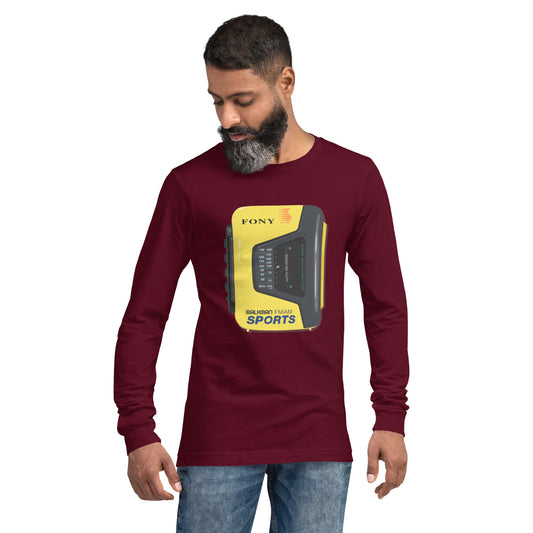 FONY Sports Walkman Unisex Long Sleeve Shirt
