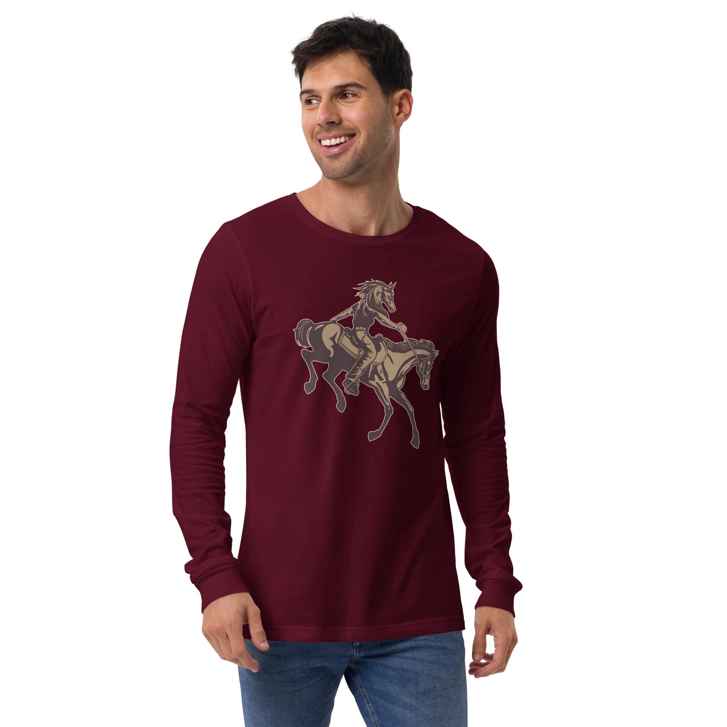 Horse-Man Unisex Long Sleeve Shirt