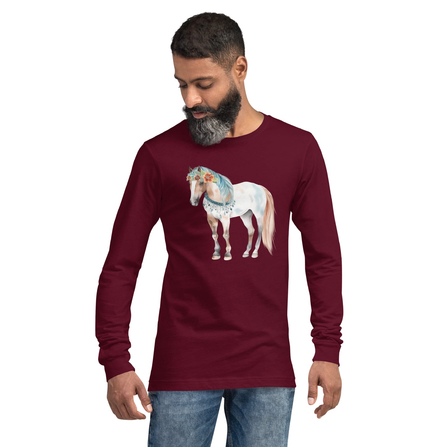 Storybook Horse Unisex Long Sleeve Shirt