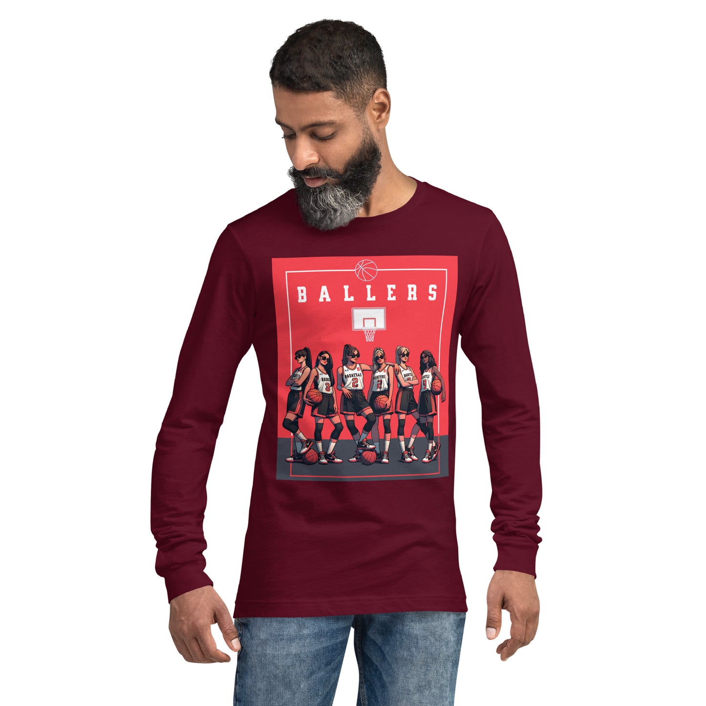 Basketball Ballers Unisex Long Sleeve Shirt