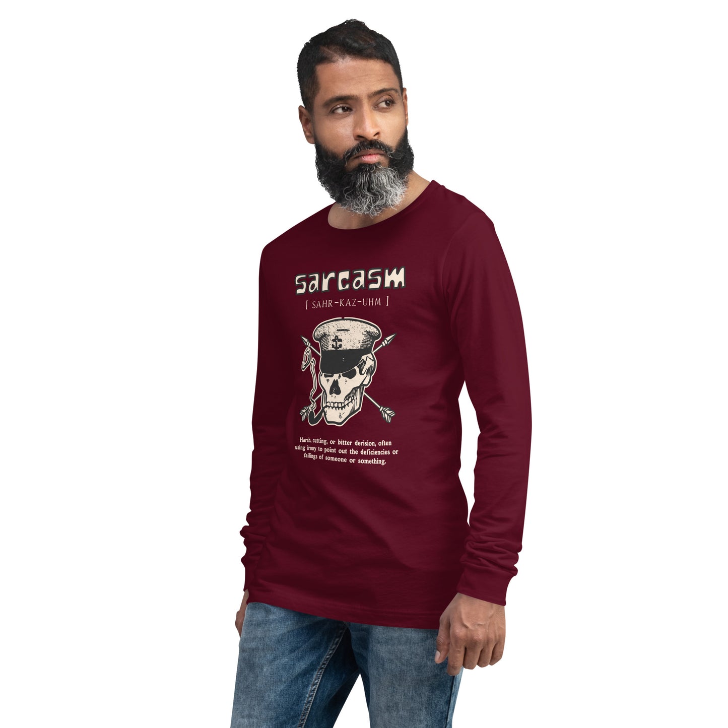 Sarcasm Definition Unisex Long Sleeve Shirt