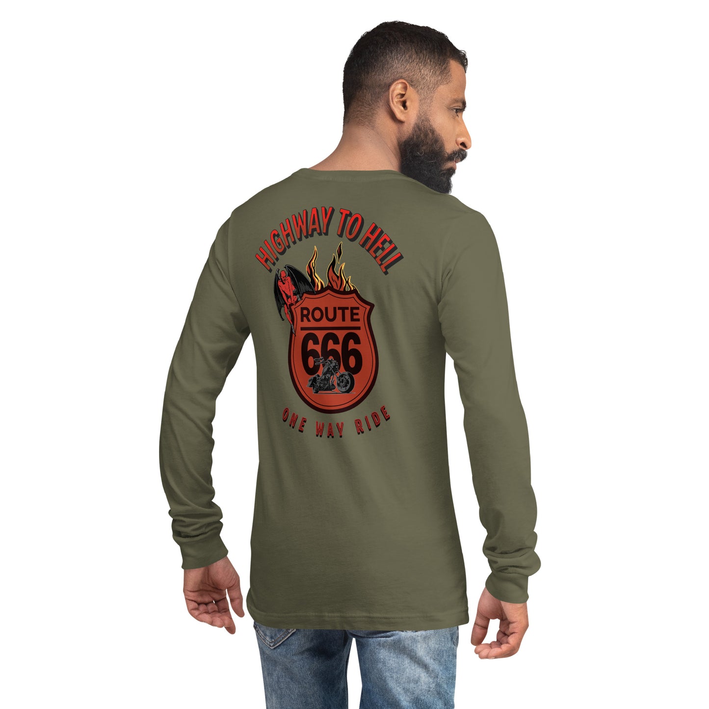 Highway to Hell Unisex Long Sleeve Shirt