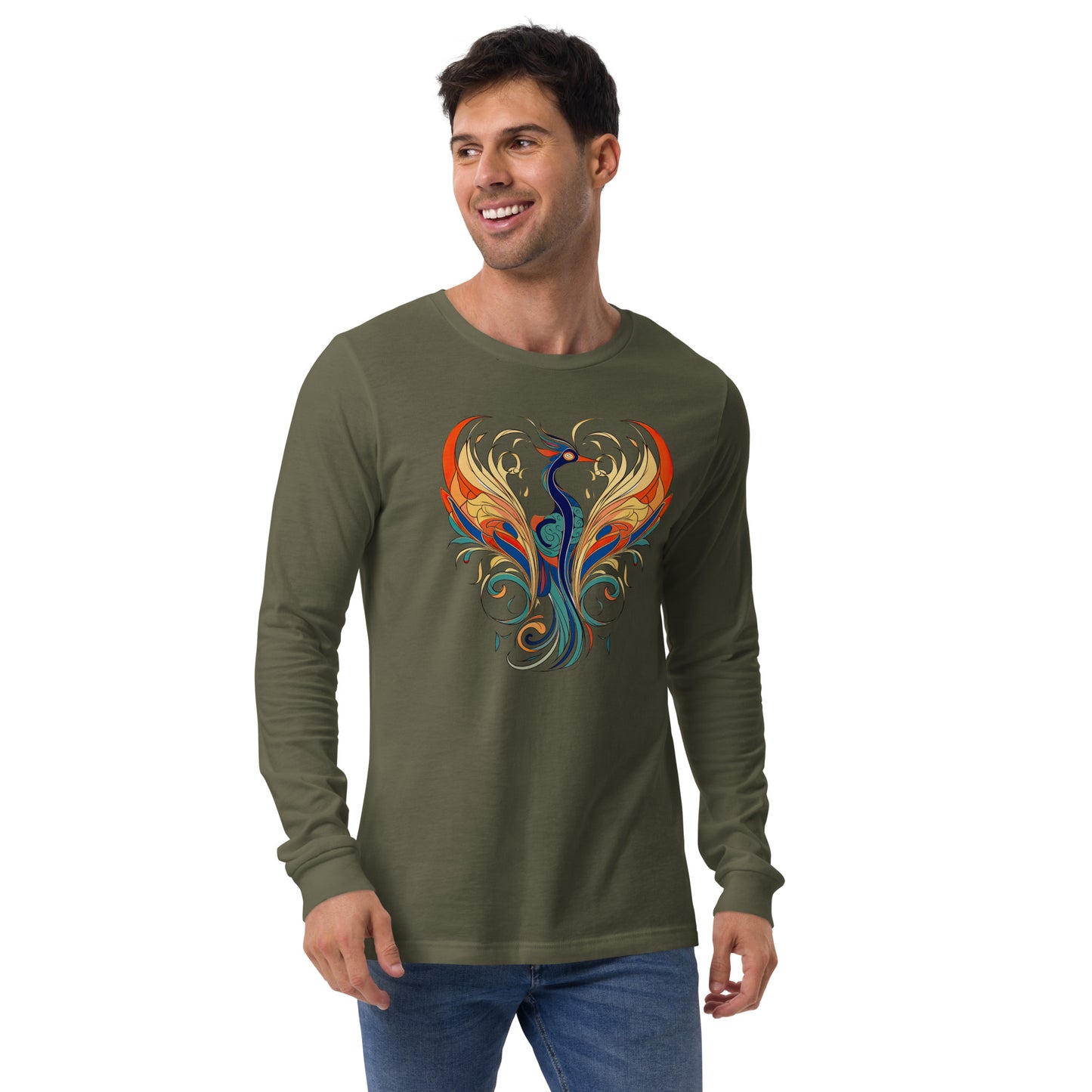 Rising Phoenix Unisex Long Sleeve Shirt