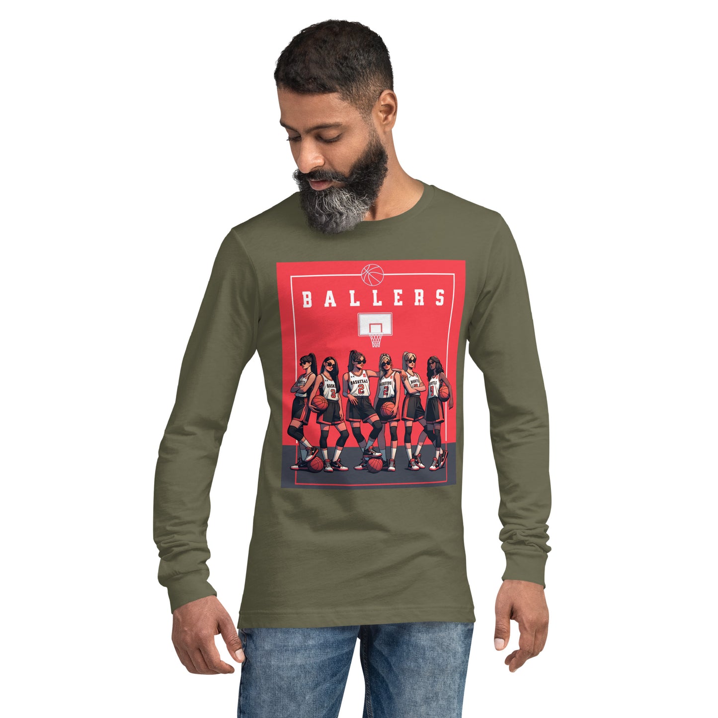 Basketball Ballers Unisex Long Sleeve Shirt