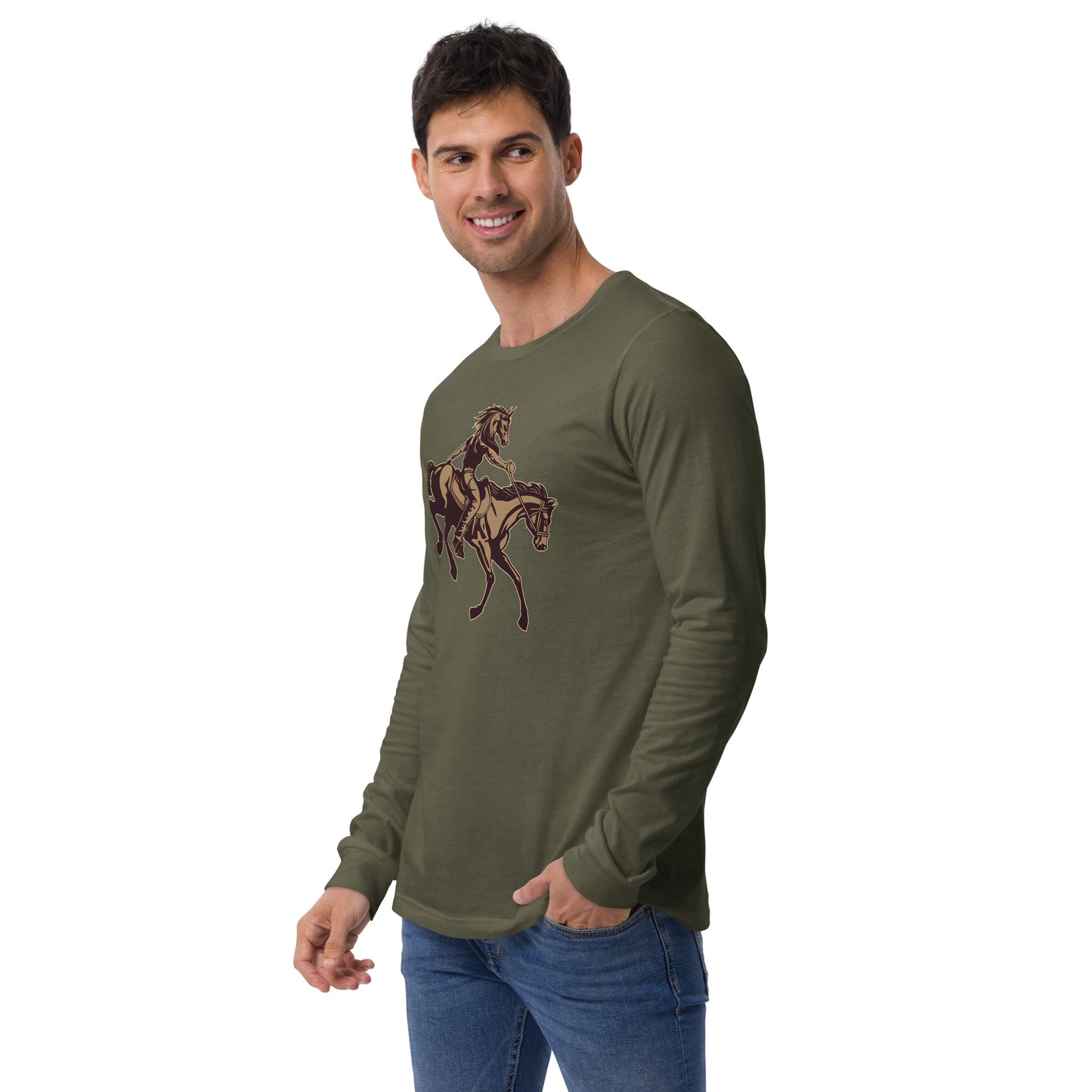 Horse-Man Unisex Long Sleeve Shirt