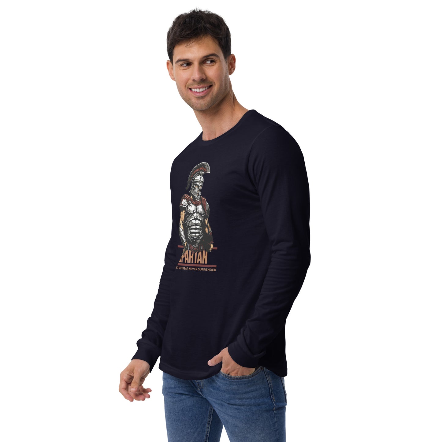 SPARTAN: Never Retreat, Never Surrender Unisex Long Sleeve Shirt