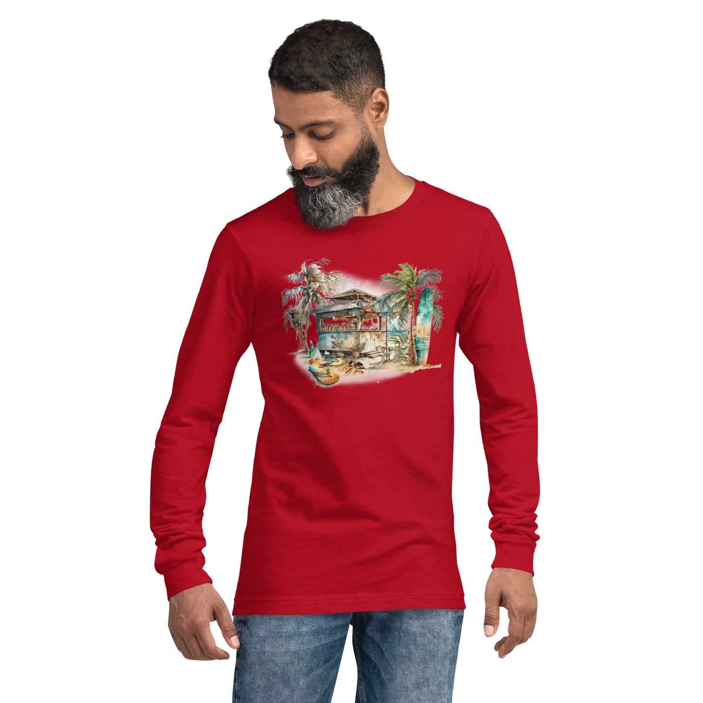 Beach Bar Unisex Long Sleeve Shirt