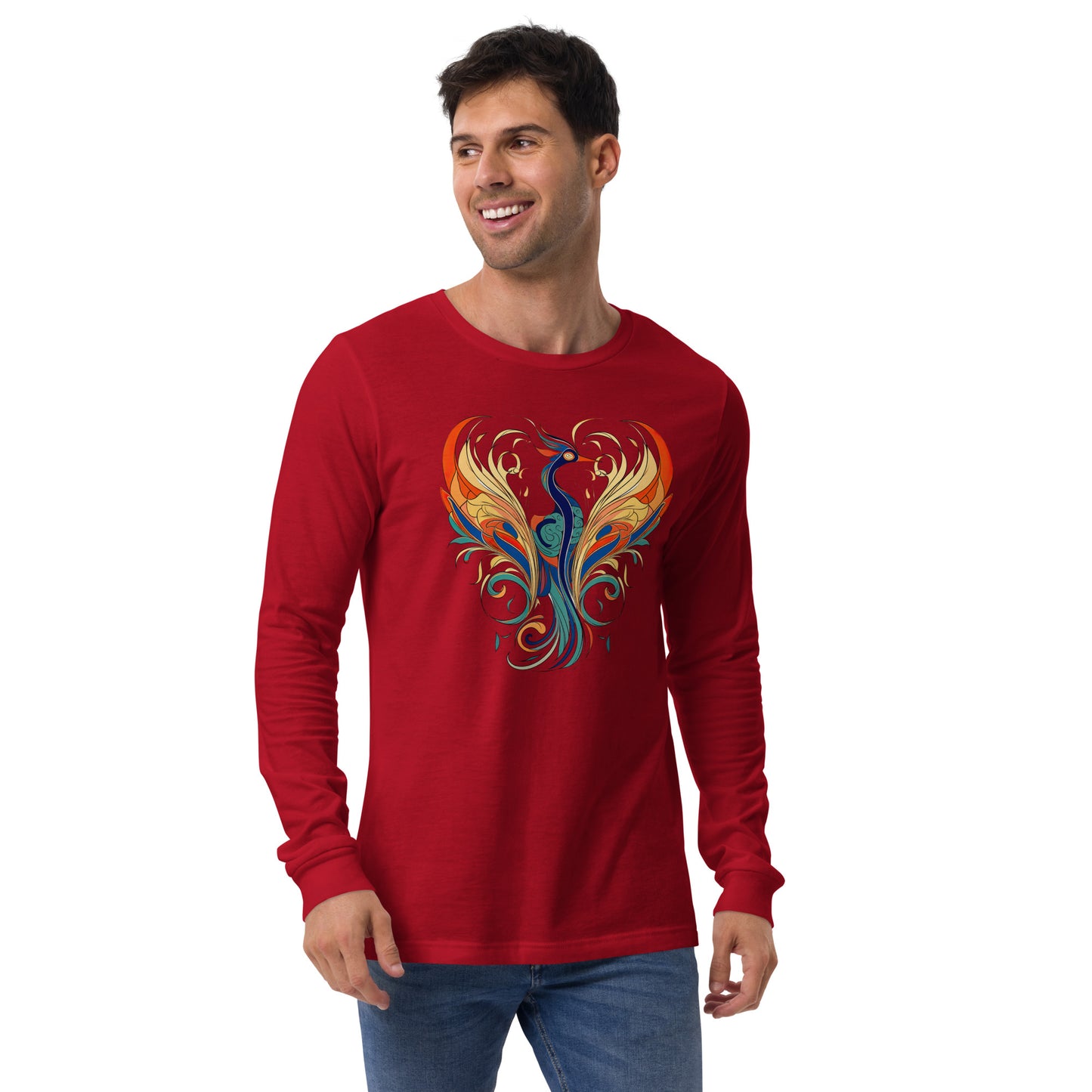 Rising Phoenix Unisex Long Sleeve Shirt