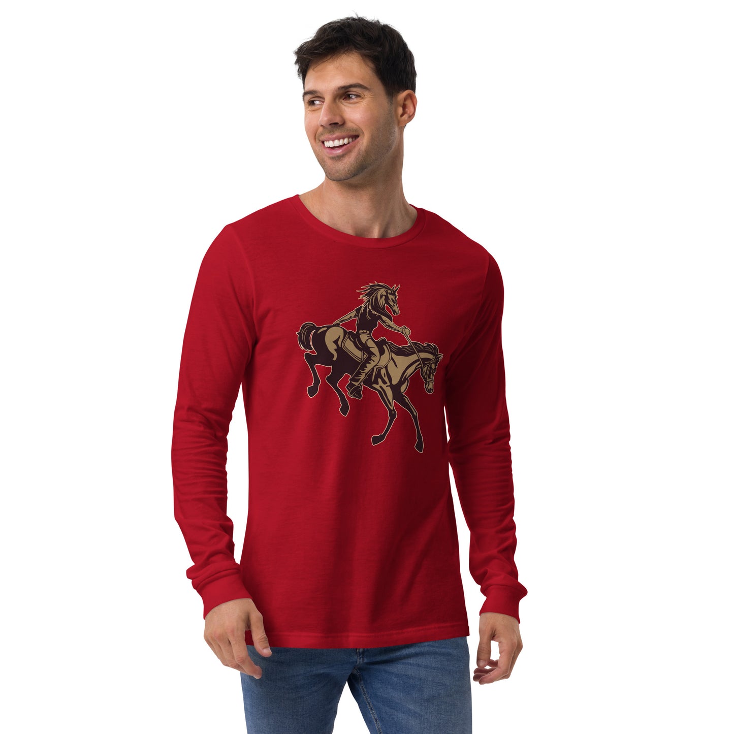 Horse-Man Unisex Long Sleeve Shirt