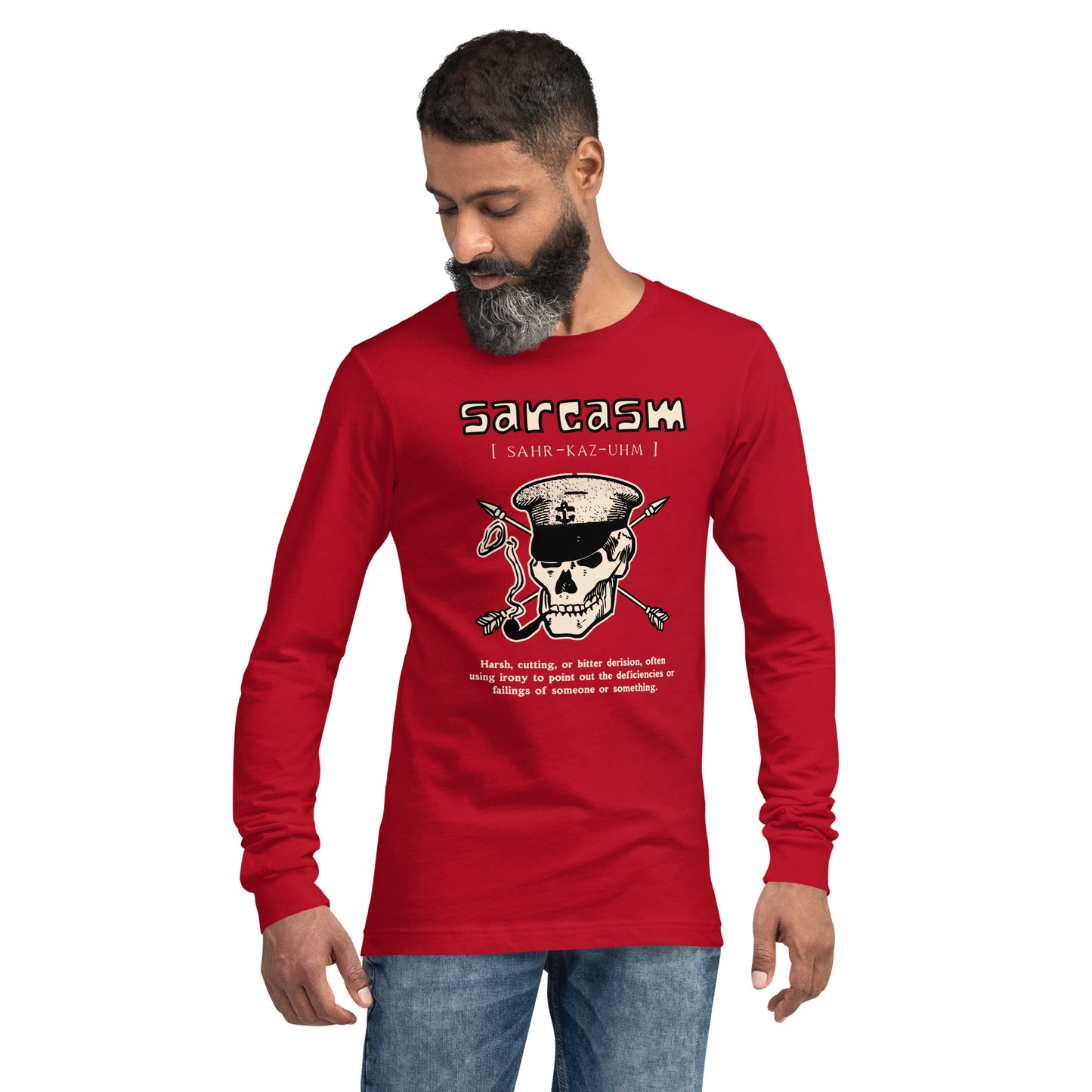 Sarcasm Definition Unisex Long Sleeve Shirt