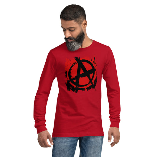 Anarchy Graffiti Unisex Long Sleeve Shirt