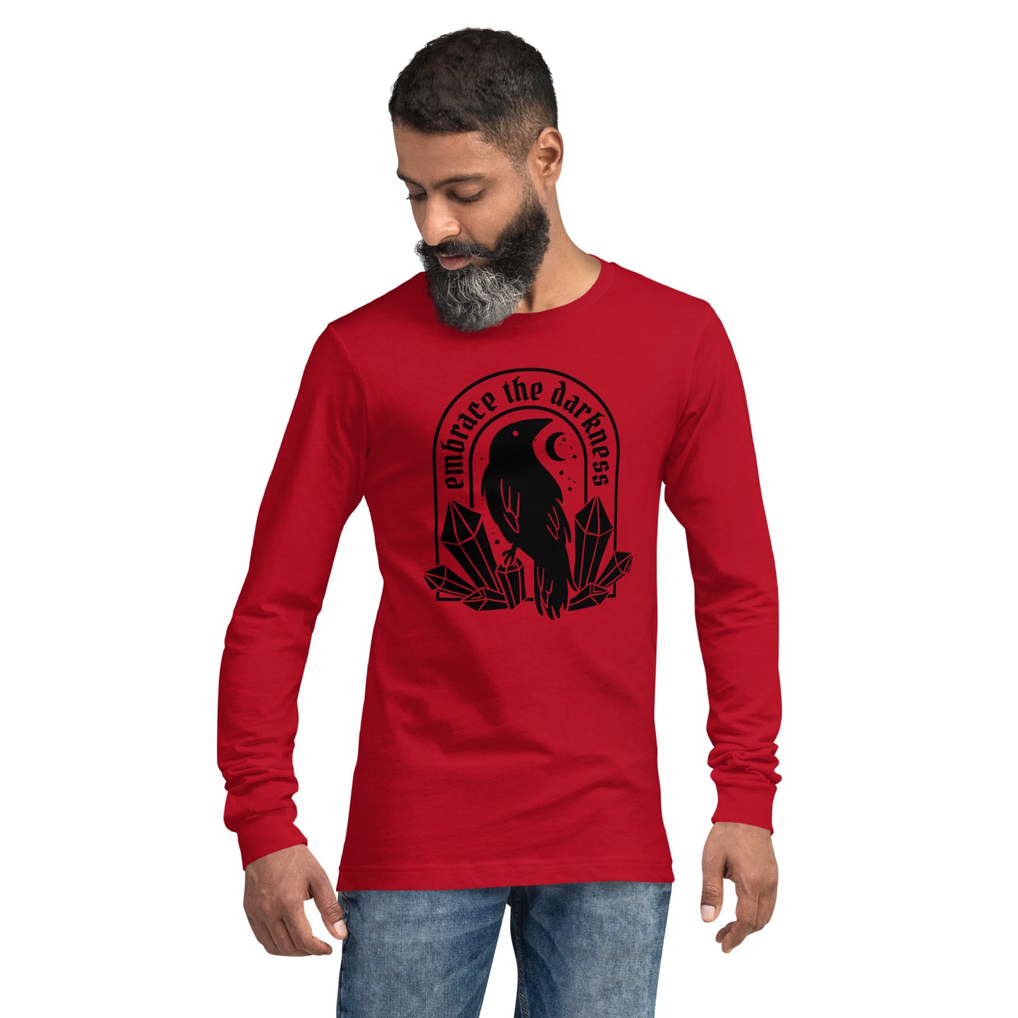 Embrace the Darkness Unisex Long Sleeve Shirt