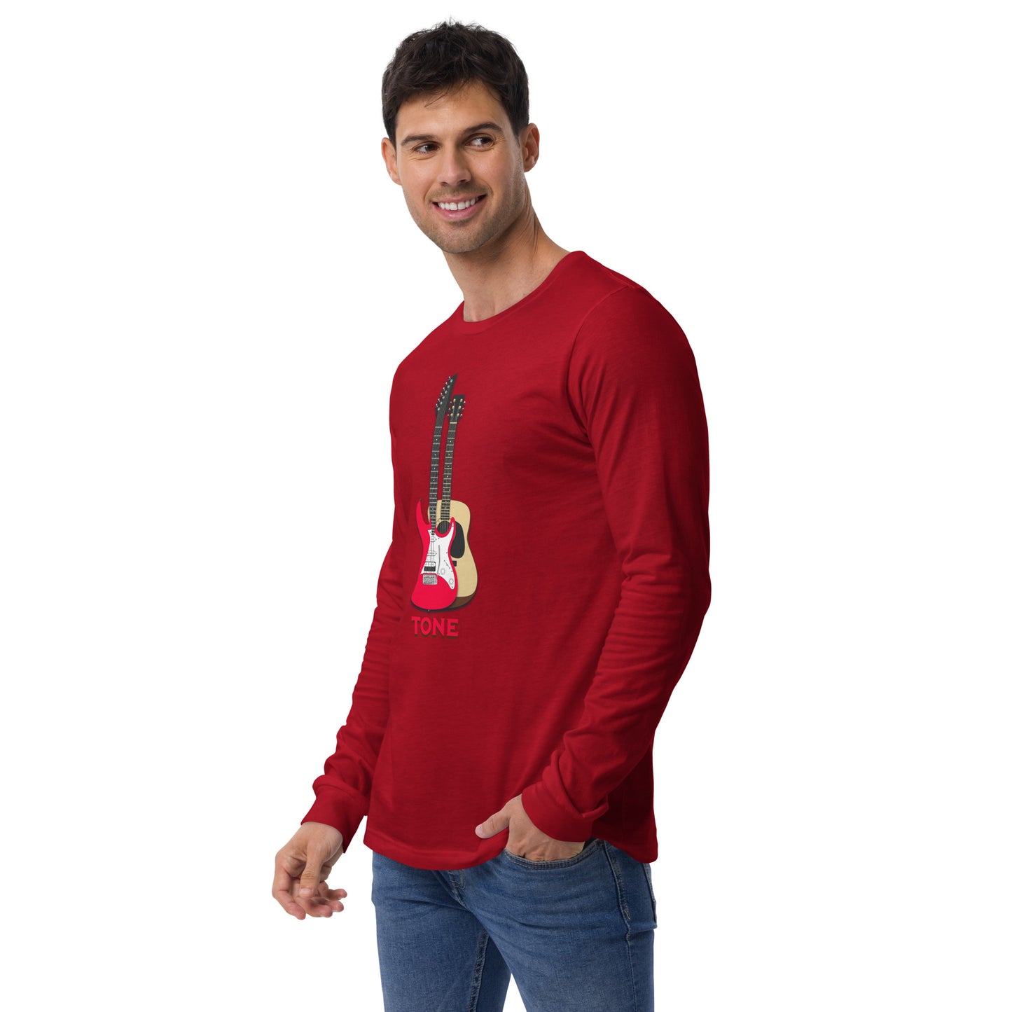 Two Tone Guitars Unisex Long Sleeve Shirt