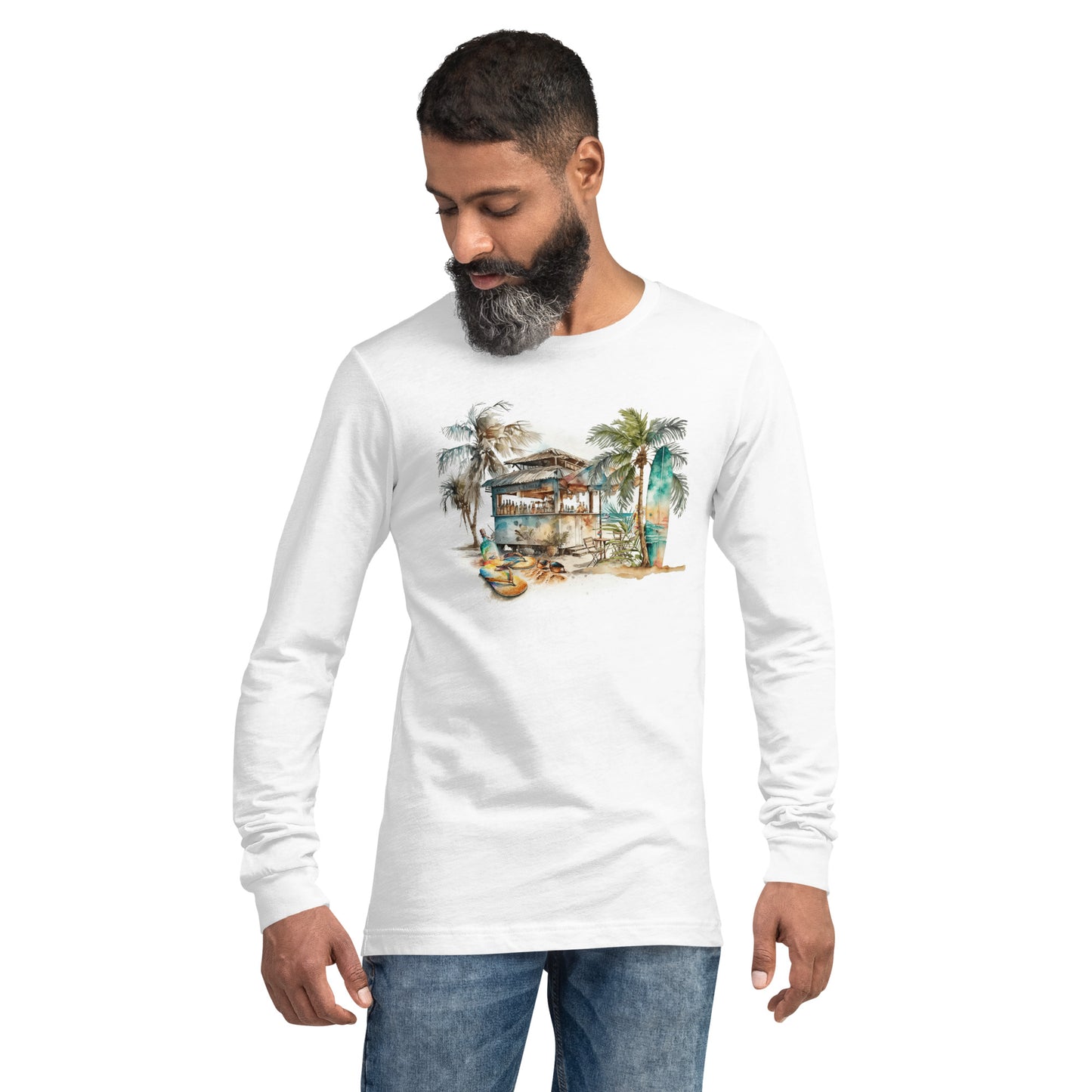 Beach Bar Unisex Long Sleeve Shirt