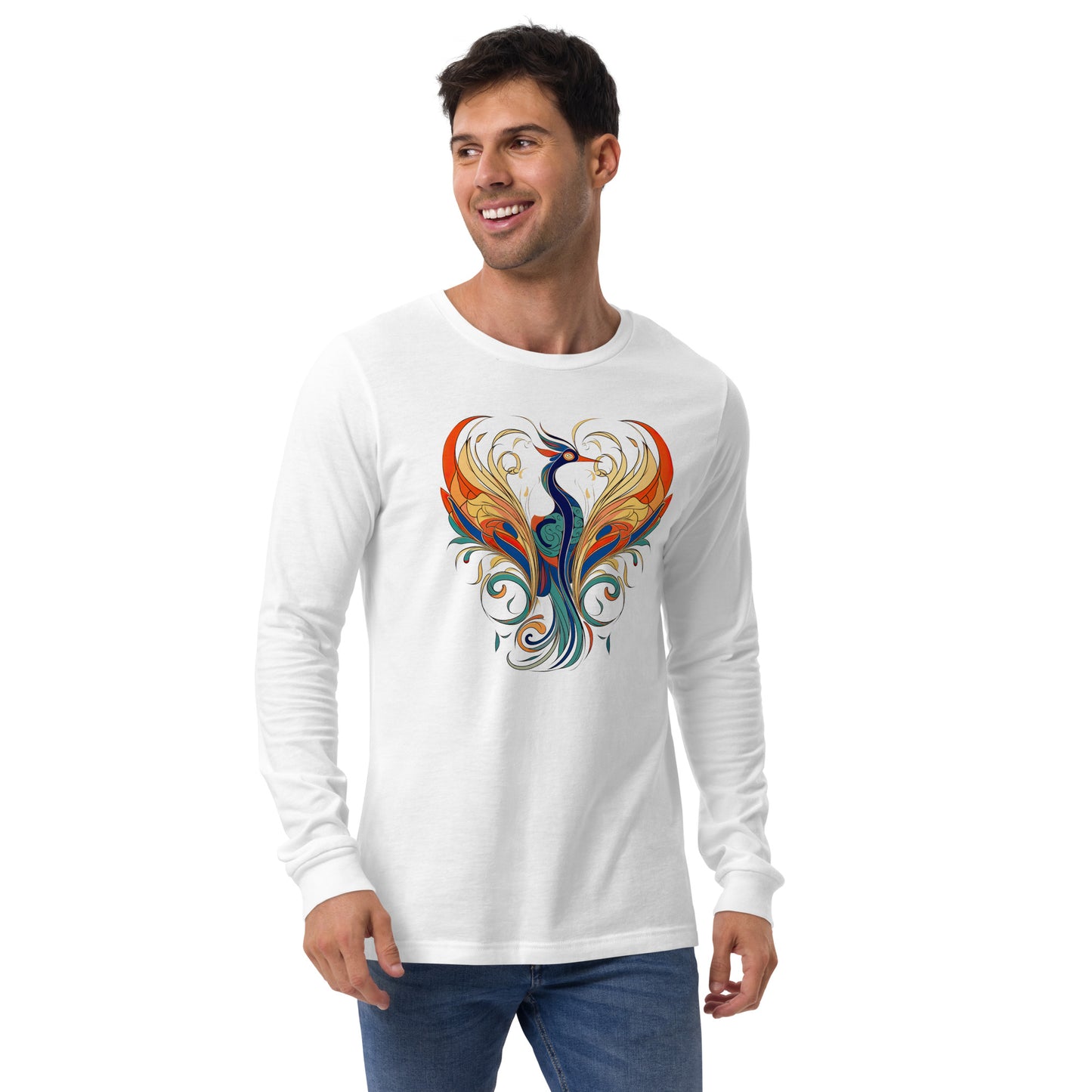 Rising Phoenix Unisex Long Sleeve Shirt