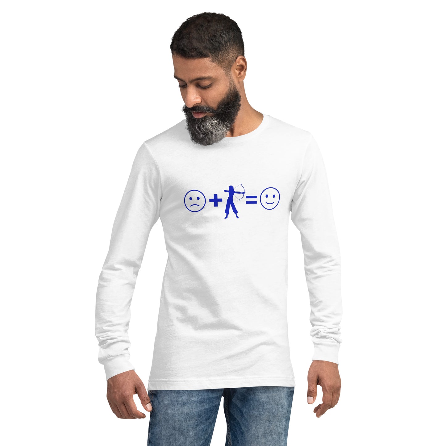 Archery Equals Happiness Unisex Long Sleeve Shirt