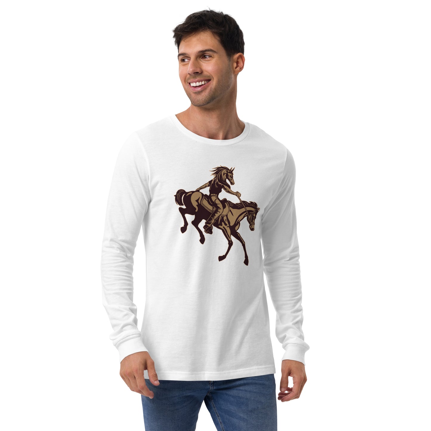 Horse-Man Unisex Long Sleeve Shirt