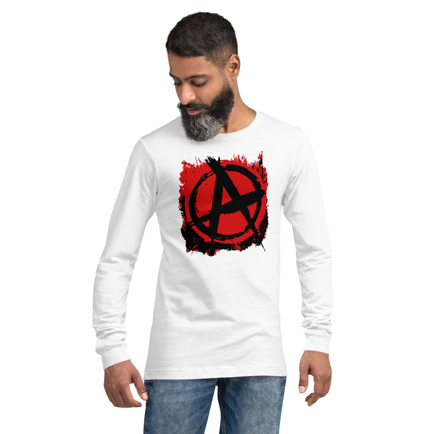 Anarchy Graffiti Unisex Long Sleeve Shirt