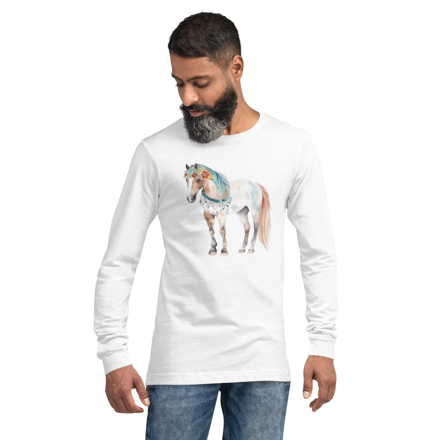 Storybook Horse Unisex Long Sleeve Shirt