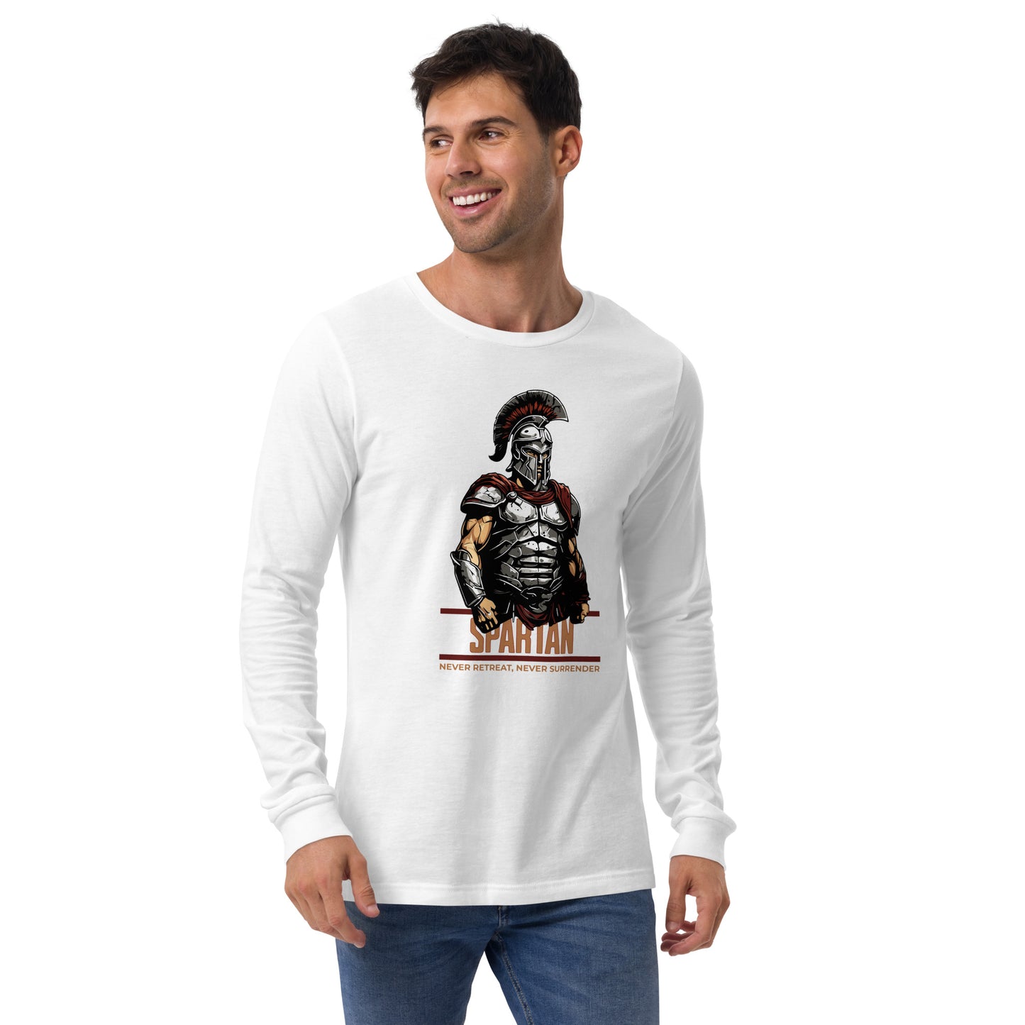 SPARTAN: Never Retreat, Never Surrender Unisex Long Sleeve Shirt