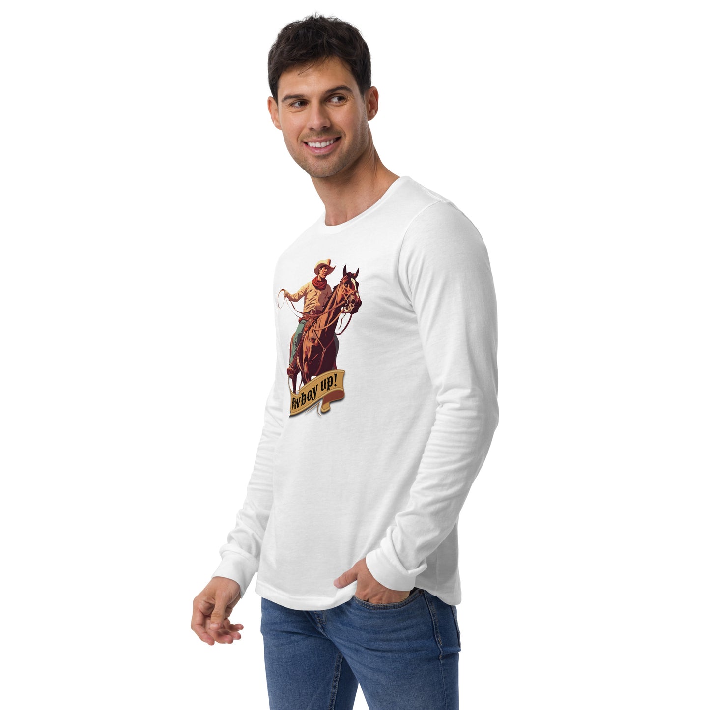 Cowboy Up! Unisex Long Sleeve Shirt