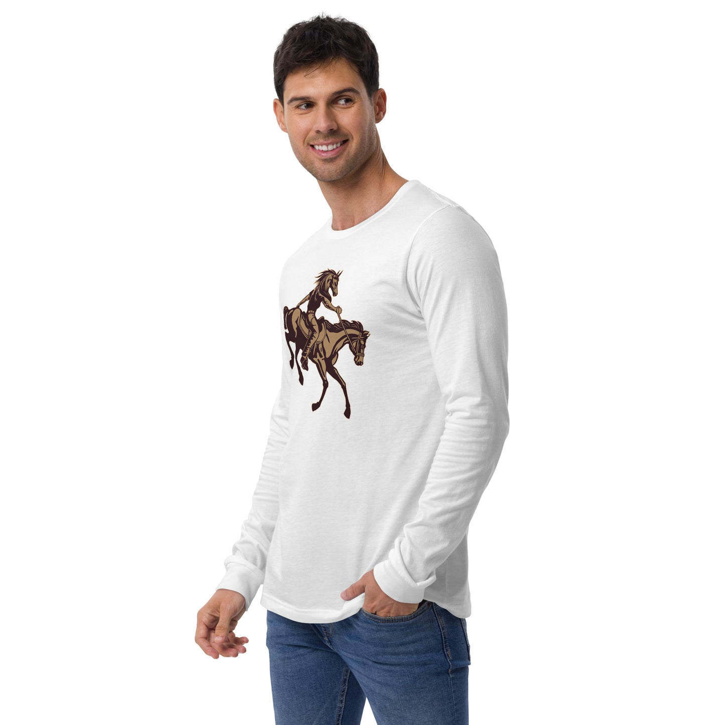 Horse-Man Unisex Long Sleeve Shirt