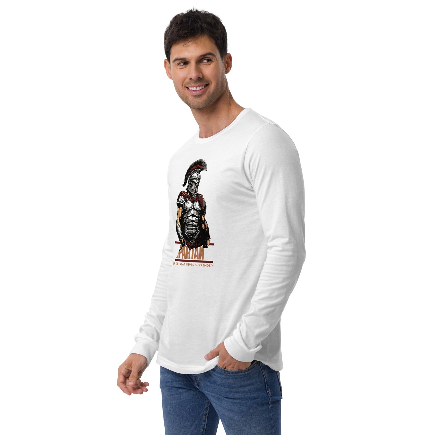 SPARTAN: Never Retreat, Never Surrender Unisex Long Sleeve Shirt