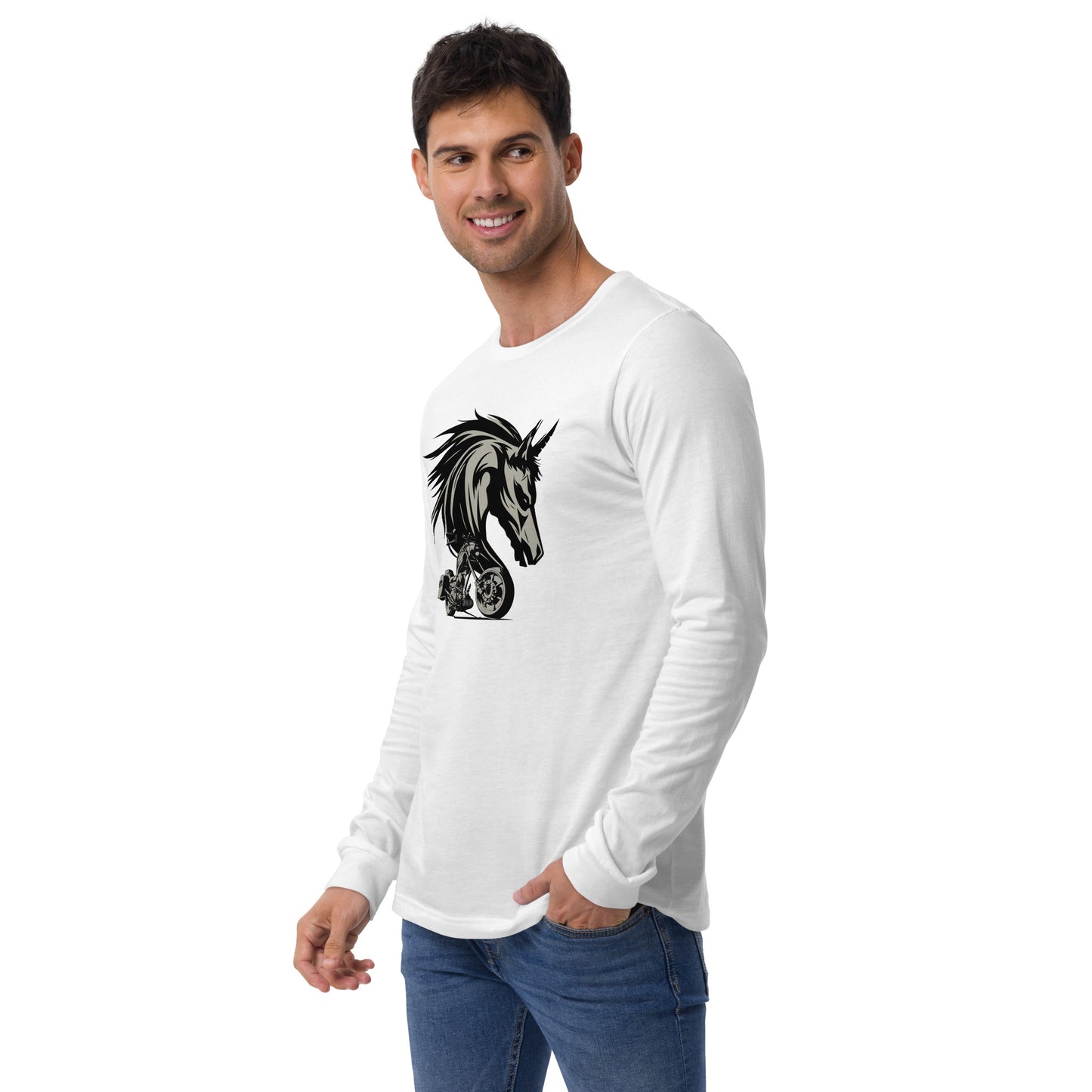 Spirit of a Steel Horse Unisex Long Sleeve Shirt