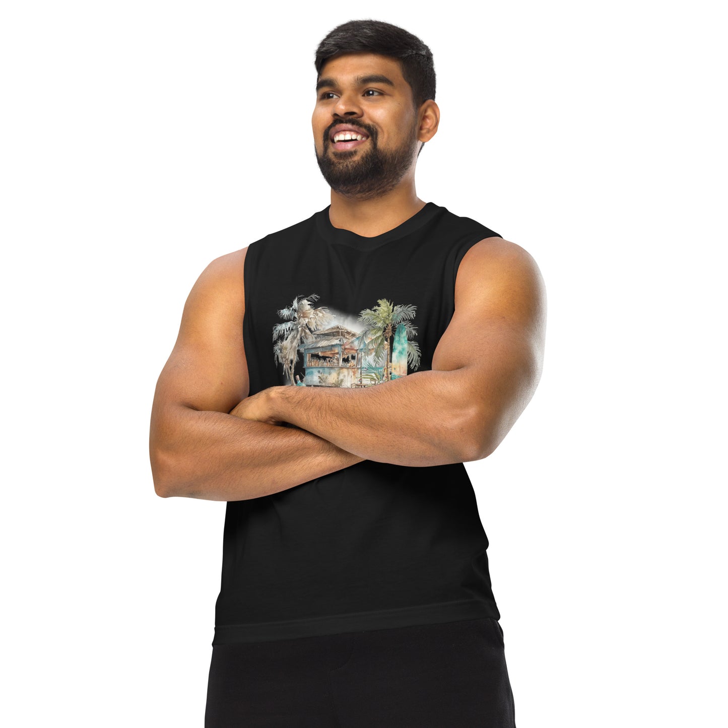 Beach Bar Unisex Muscle Shirt