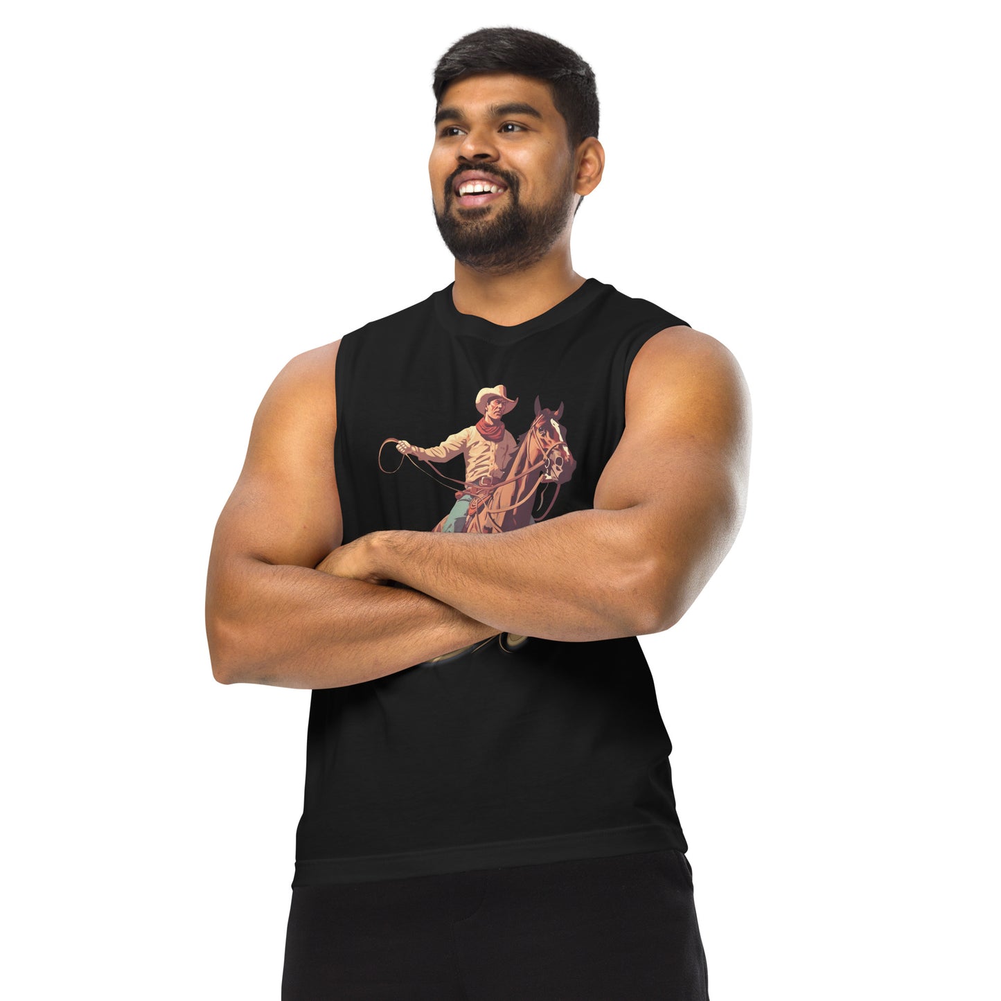 Cowboy Up! Unisex Muscle Shirt