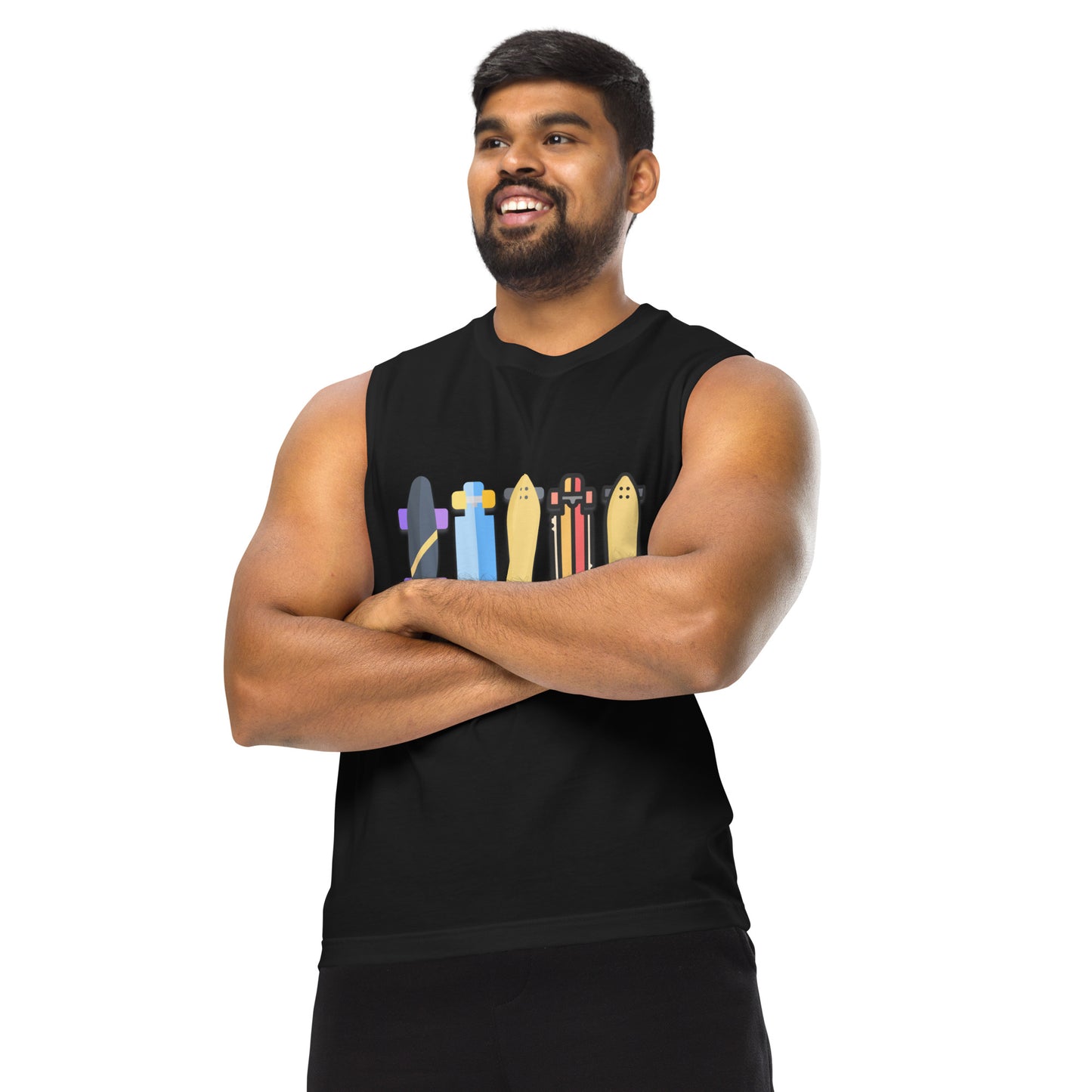 Skateboard Decks Unisex Muscle Shirt