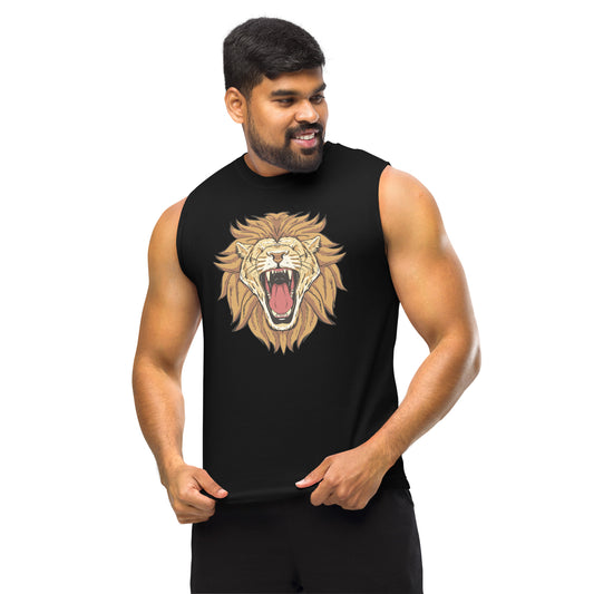 Lion Roar Unisex Muscle Shirt