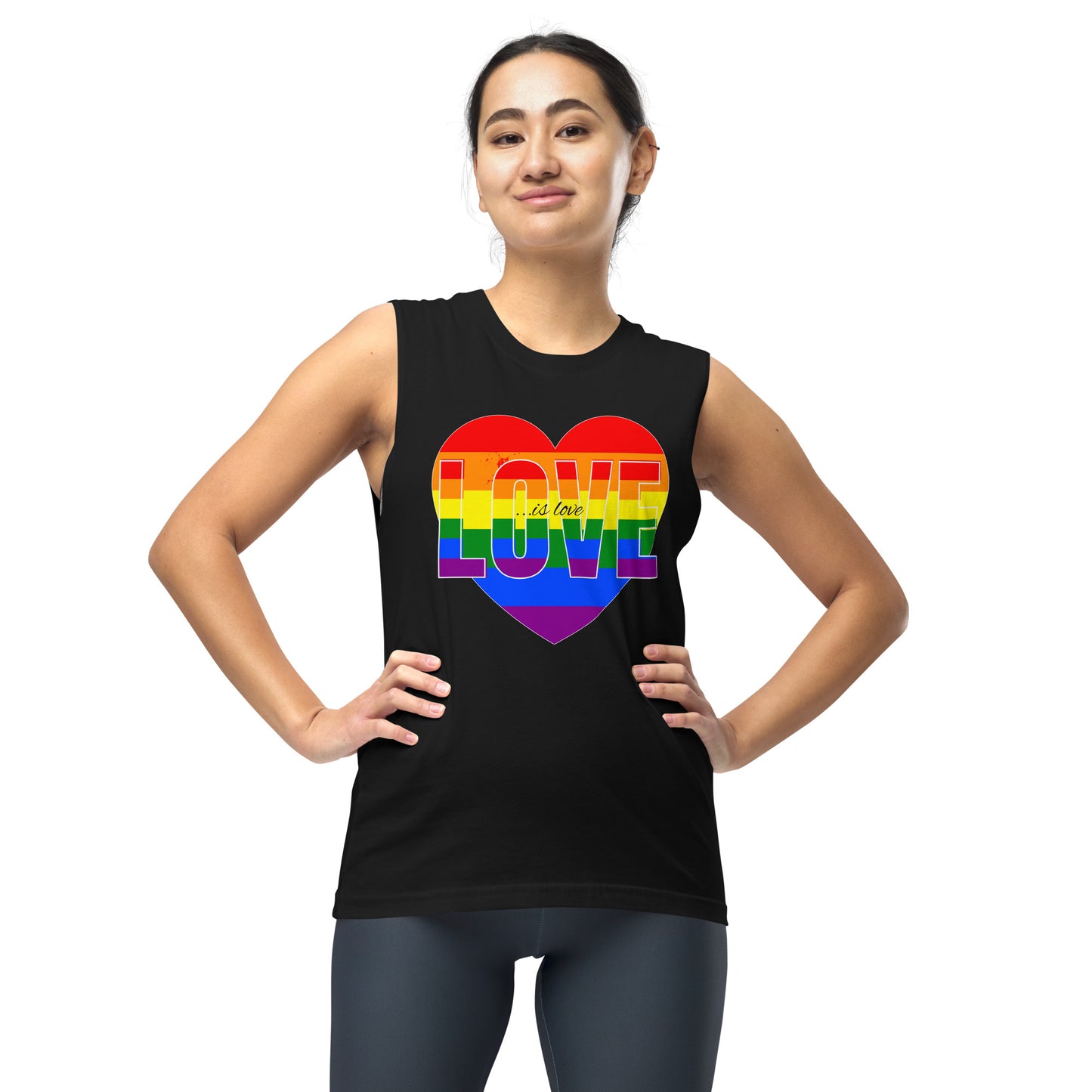 Love Is Love Unisex Muscle Shirt