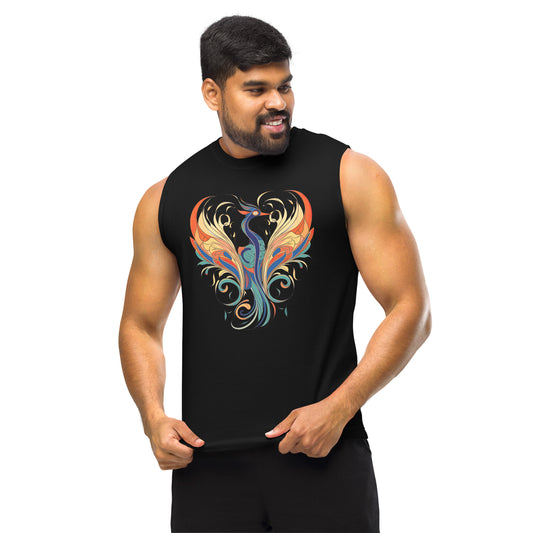 Rising Phoenix Unisex Muscle Shirt