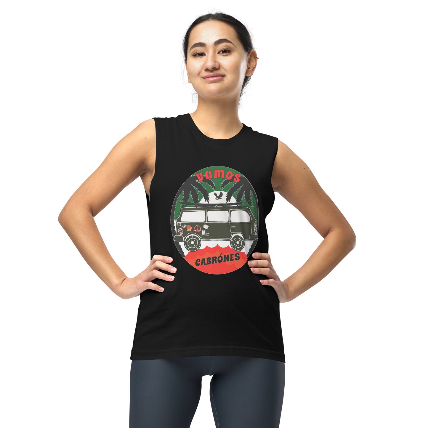 Vamos Cabrones Unisex Muscle Shirt