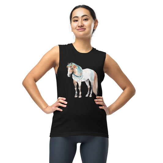 Storybook Horse Unisex Muscle Shirt