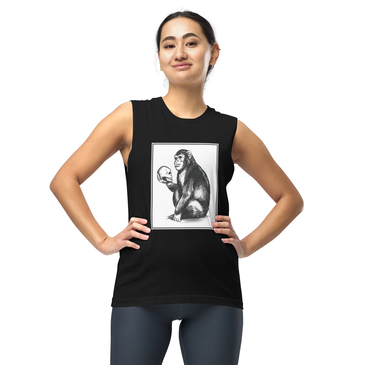 Chimp Thinker Unisex Muscle Shirt