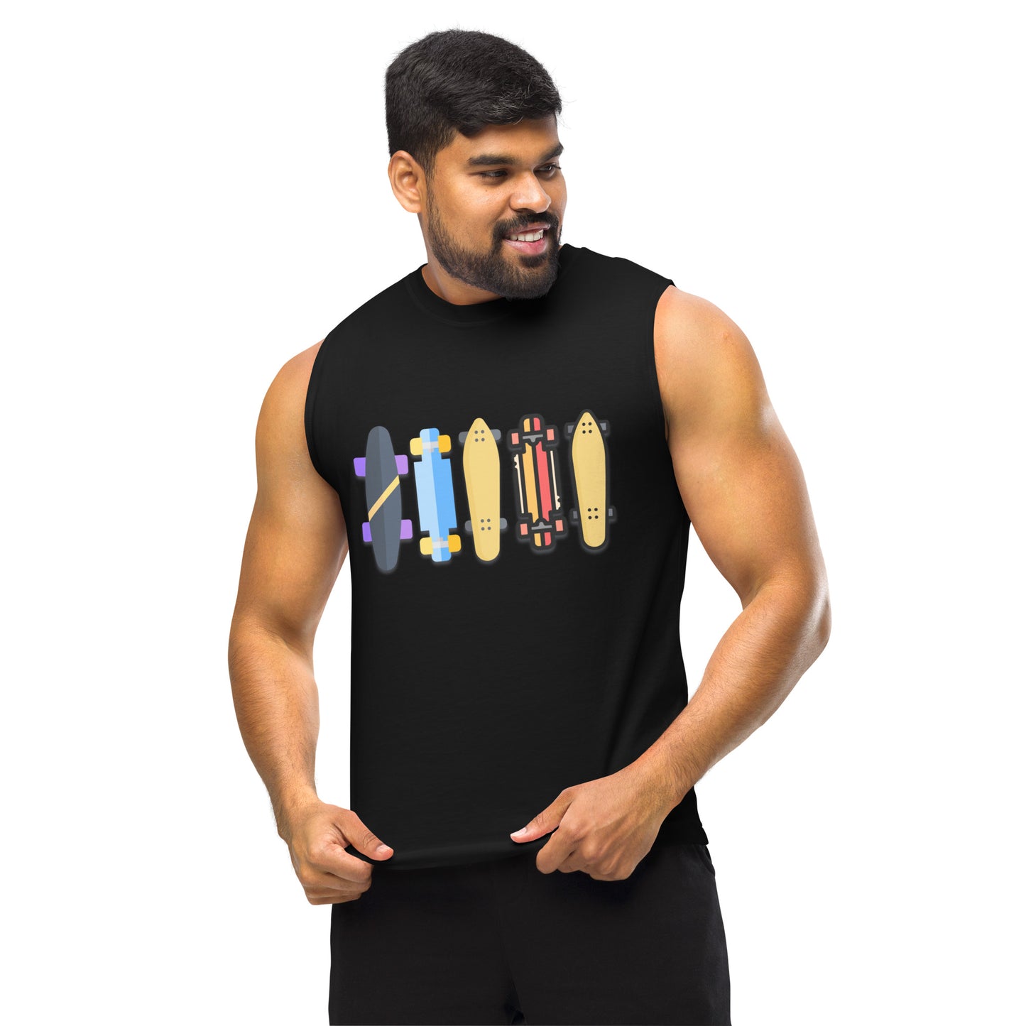 Skateboard Decks Unisex Muscle Shirt