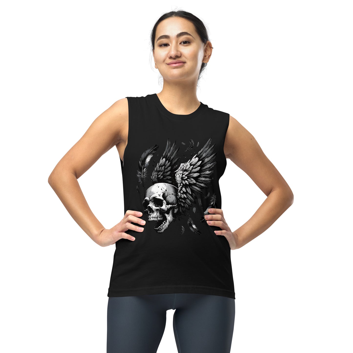 Flying Skull Unisex Muscle Shirt