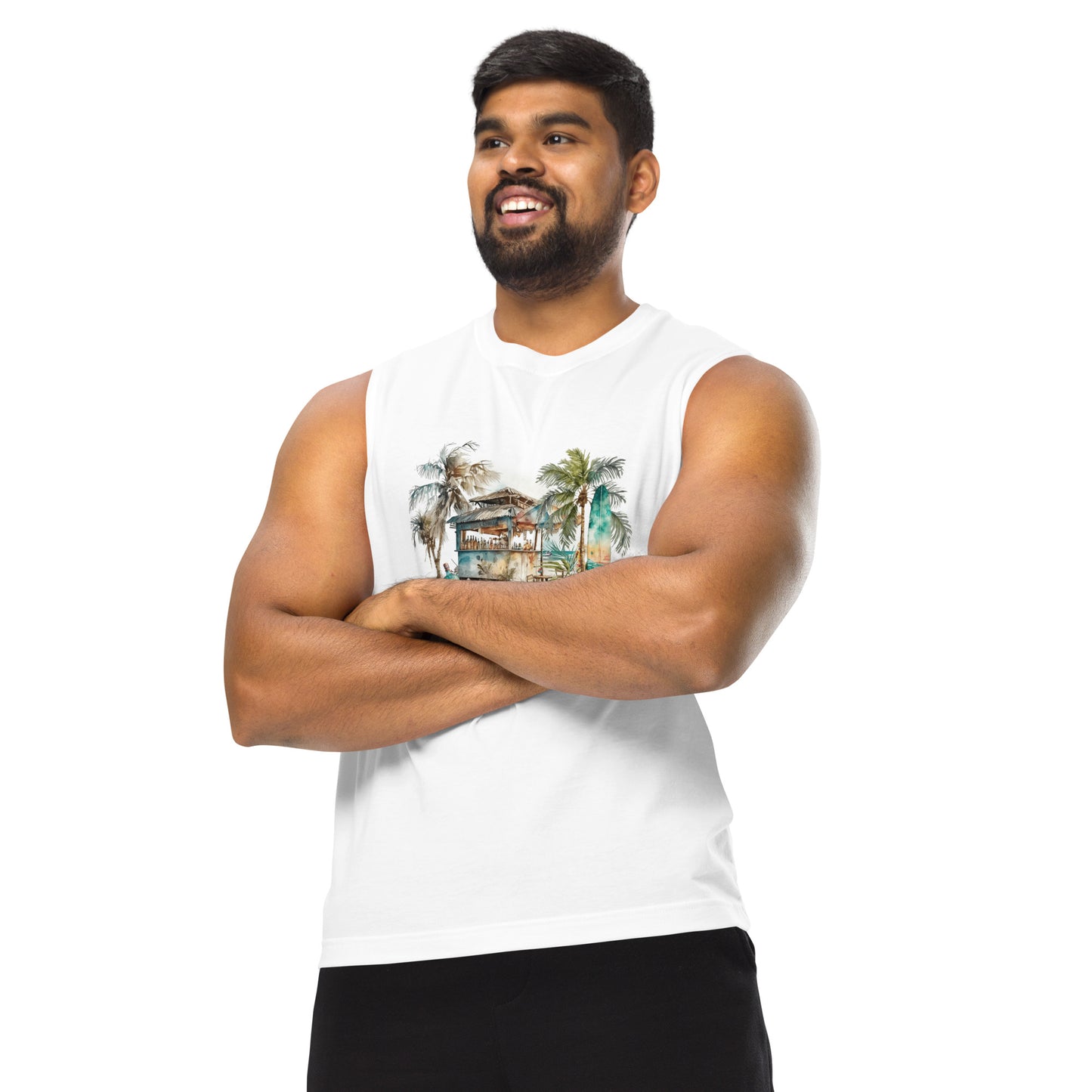 Beach Bar Unisex Muscle Shirt