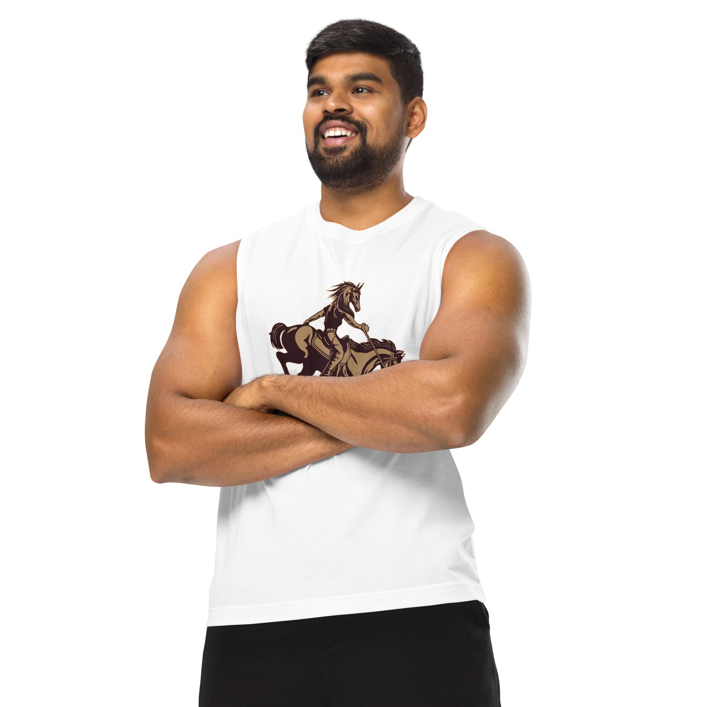 Horse-Man Unisex Muscle Shirt