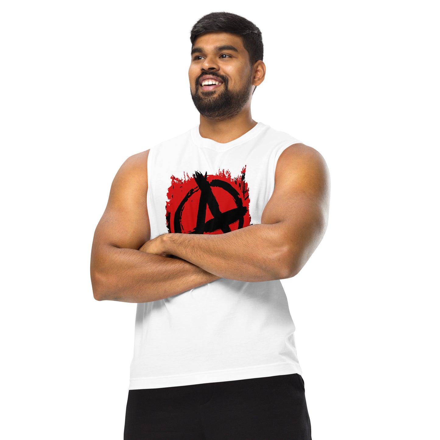 Anarchy Graffiti Unisex Muscle Shirt