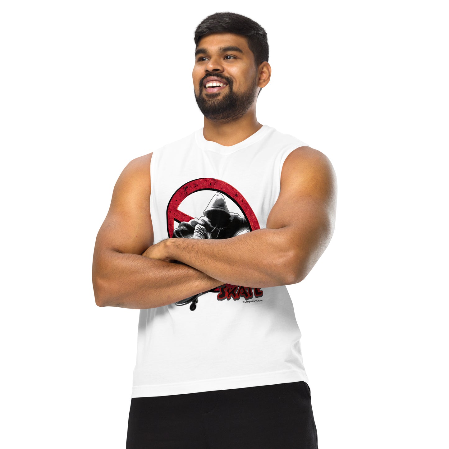 Don't Stop, Skate Unisex Muscle Shirt