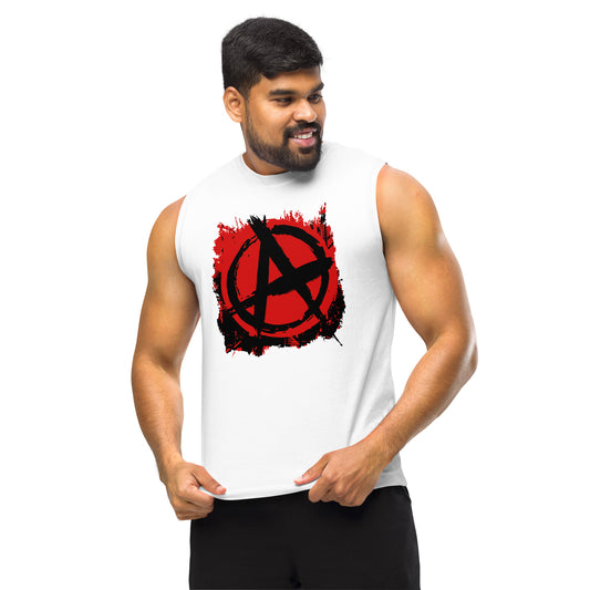 Anarchy Graffiti Unisex Muscle Shirt