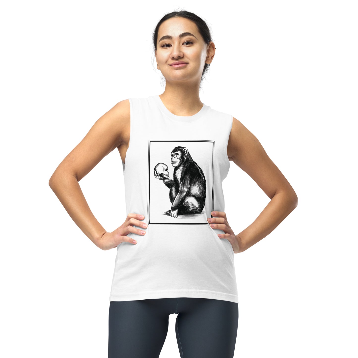 Chimp Thinker Unisex Muscle Shirt