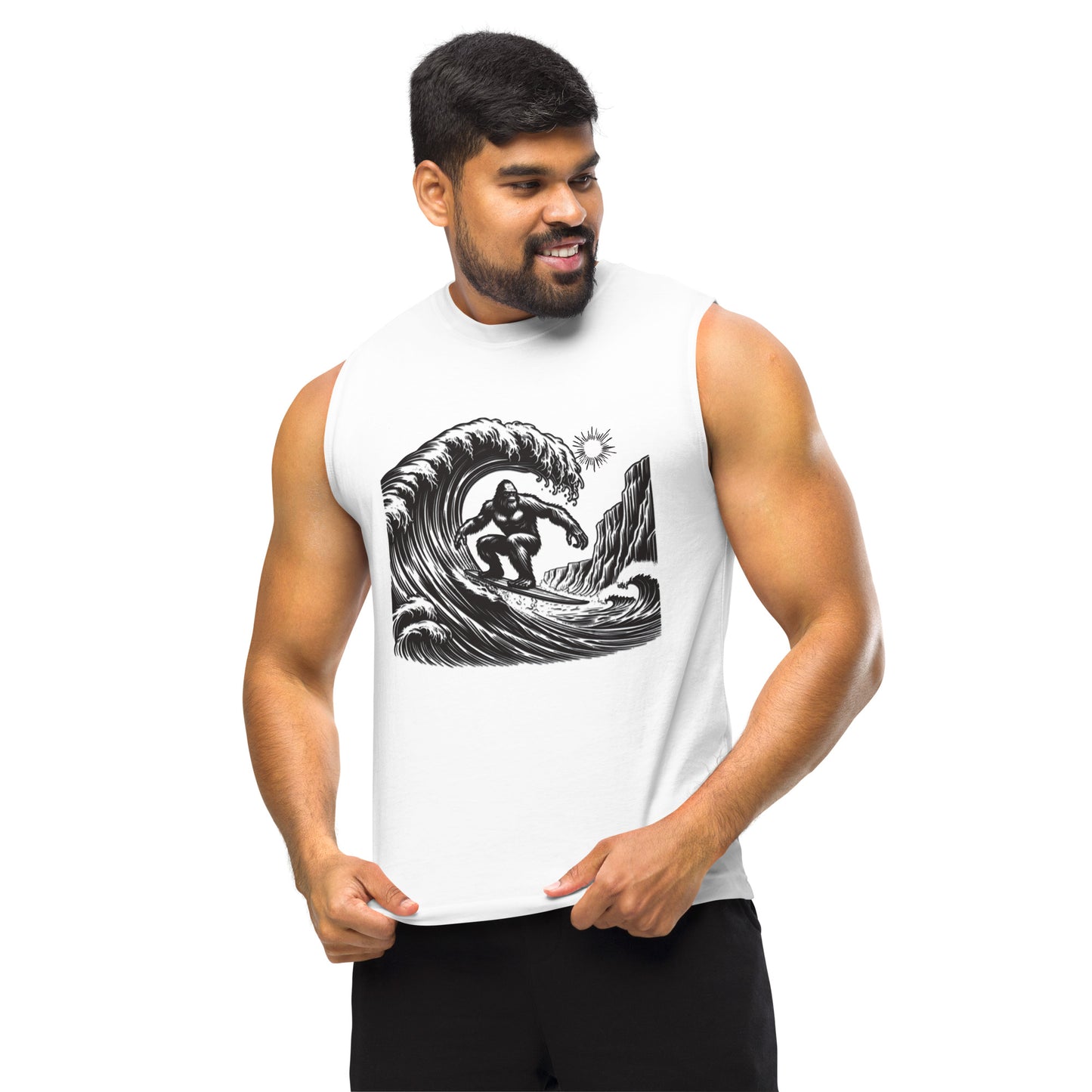 Surfing Ape Unisex Muscle Shirt